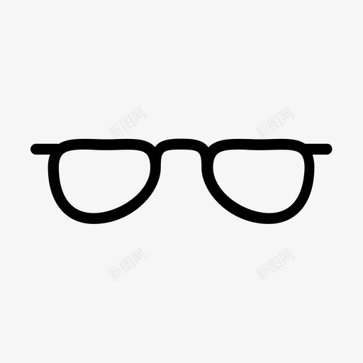 眼镜阅读通用电线图标包svg_新图网 https://ixintu.com 眼镜 通用电线图标包 阅读