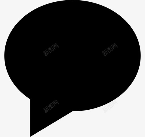 消息警报气泡图标svg_新图网 https://ixintu.com 气泡 消息 消息通知集合 警报 语音 通知