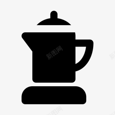 咖啡罐酒吧自助餐厅图标图标