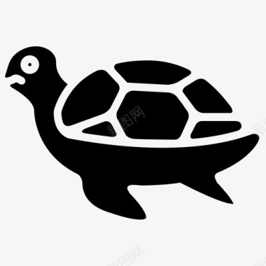 乌龟动物海图标图标