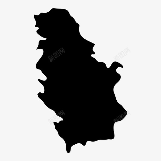 塞尔维亚贝尔格莱德国家图标svg_新图网 https://ixintu.com 东欧 国家 地图 地理 塞尔维亚 塞尔维亚地图 贝尔格莱德