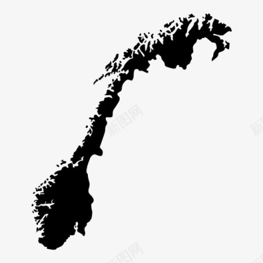 挪威国家欧洲图标图标