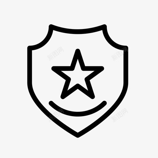 警徽犯罪司法图标svg_新图网 https://ixintu.com 司法 法律 法律和犯罪 犯罪 警徽