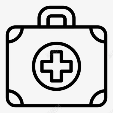 急救箱救护车药房图标图标