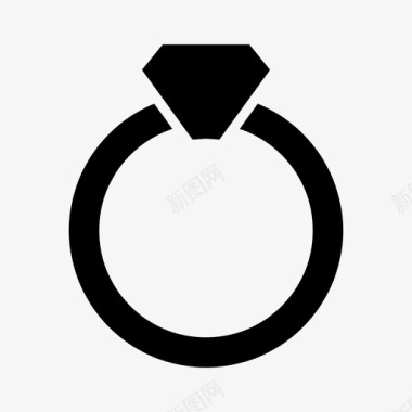戒指配件钻石图标图标