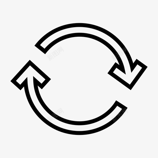 刷新循环反馈图标svg_新图网 https://ixintu.com 刷新 反馈 循环 界面设计
