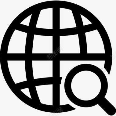 全球搜索接口全球物流图标图标