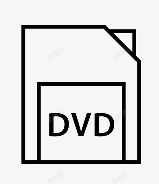 dvd扩展名文件名称图标svg_新图网 https://ixintu.com dvd扩展名 名称 文件 文件扩展名 类型