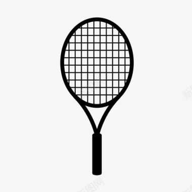 网球拍设备运动图标图标