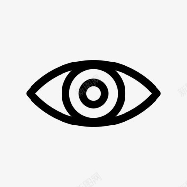 眼睛视力晶状体图标图标
