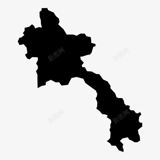 老挝亚洲国家图标svg_新图网 https://ixintu.com 世界 世界地图亚洲 中东 亚洲 国家 地理 老挝