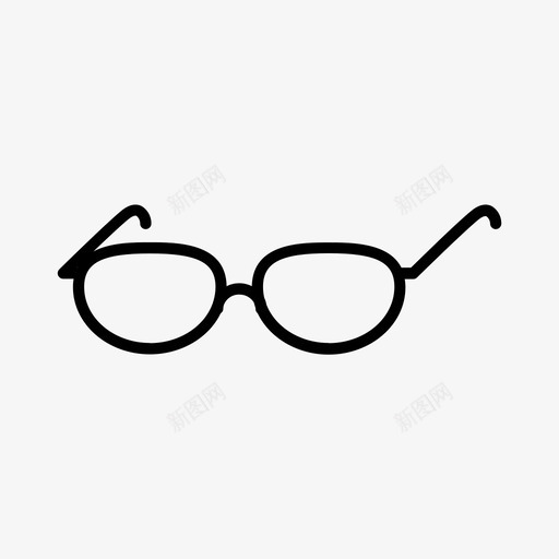 眼镜眼睛镜框图标svg_新图网 https://ixintu.com 眼睛 眼镜 衣服 镜框 镜片