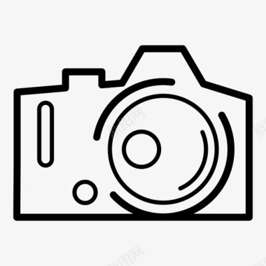 数码相机相机镜头单反相机图标图标