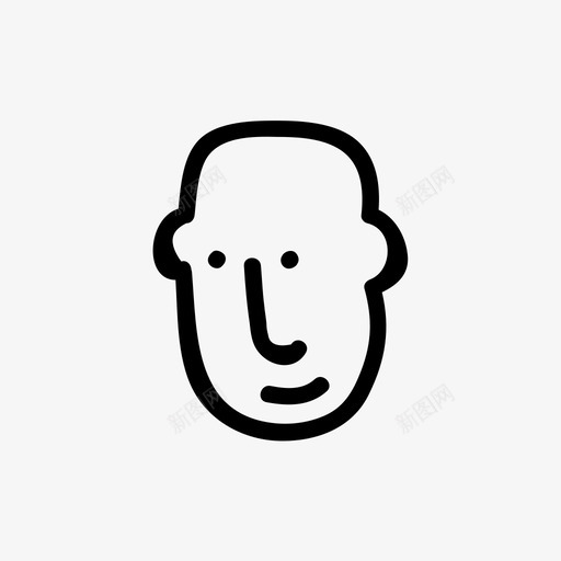 人物头像面孔图标svg_新图网 https://ixintu.com 人物 头像 头像人物2 用户 男性 面孔