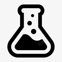 erlenmeyererlenmeyer烧瓶化学实验室图标高清图片