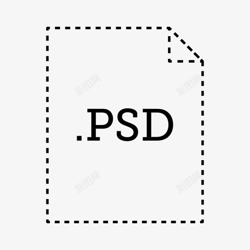 psd文件文档文件类型图标svg_新图网 https://ixintu.com psd文件 应用程序和文件类型 文件类型 文档