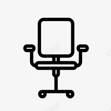 办公椅台式机座椅图标图标
