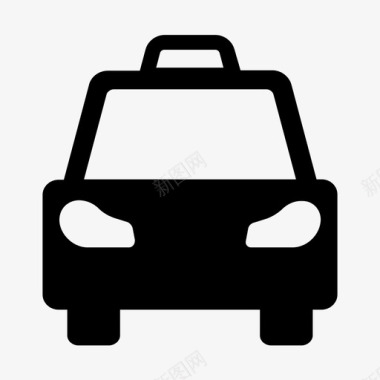 出租车汽车优步图标图标