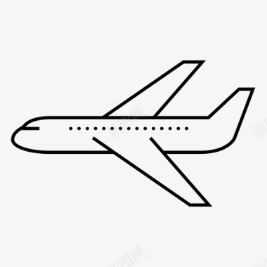 客机飞机喷气式飞机图标图标