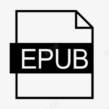 epub电子书文件类型图标图标