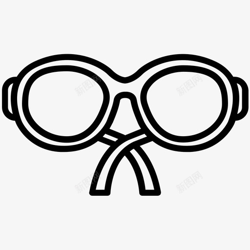 太阳镜时尚防护图标svg_新图网 https://ixintu.com 夏季 太阳镜 时尚 美味假期 防护