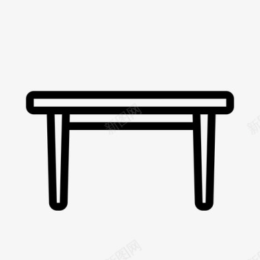 办公桌柜台桌子图标图标