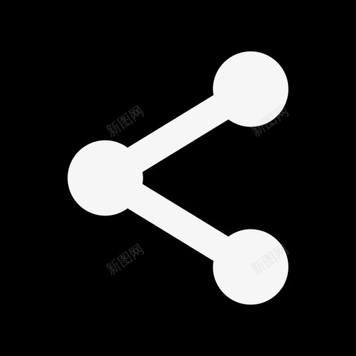 在方形按钮接口网络中共享符号图标svg_新图网 https://ixintu.com 在方形按钮 接口 网络中共享符号
