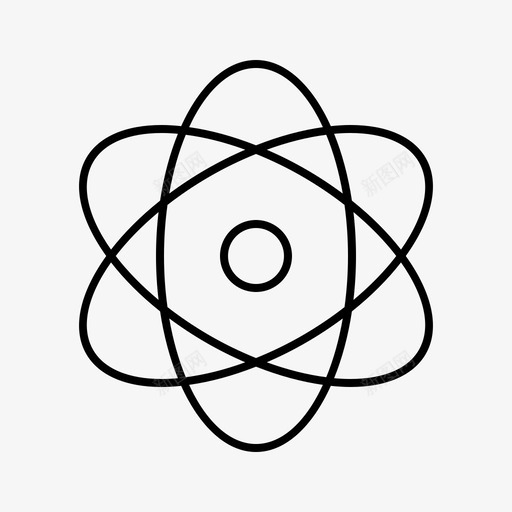 原子教育实验图标svg_新图网 https://ixintu.com 原子 学习 学校 实验 教育 科学