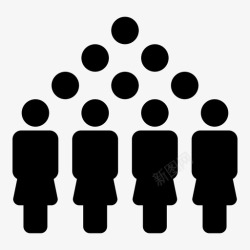 女性人口人员分支机构协会图标高清图片