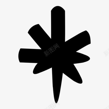 星星圣诞节假日图标图标