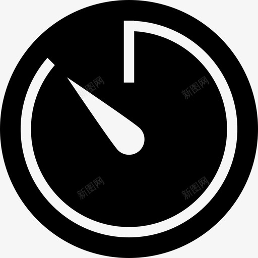 延迟时钟秒图标svg_新图网 https://ixintu.com 延迟 慢 时钟 时间 标准图标 秒 计时器