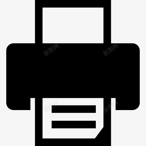 打印机机器仪表板的打印接口符号图标svg_新图网 https://ixintu.com 仪表板的打印接口符号 打印机机器