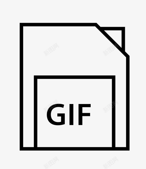 gif扩展名文件名称图标svg_新图网 https://ixintu.com gif扩展名 名称 文件 文件扩展名 类型