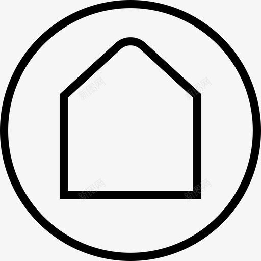 家庭建筑房子图标svg_新图网 https://ixintu.com 家庭 导航 建筑 房子 环球圆包 网络