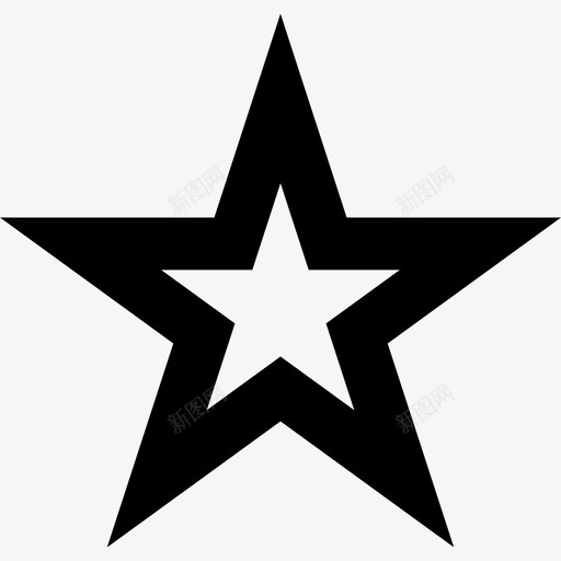 星形轮廓最喜欢的界面符号仪表板图标svg_新图网 https://ixintu.com 仪表板 星形轮廓最喜欢的界面符号