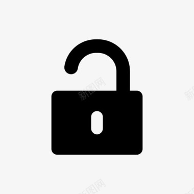 解锁锁定密码图标图标