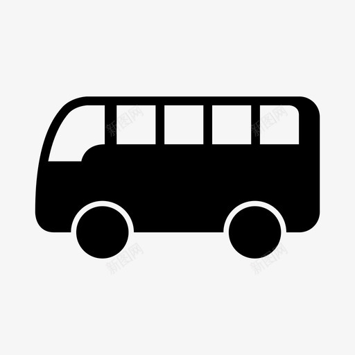 公共汽车旅游交通图标svg_新图网 https://ixintu.com 交通 公共汽车 团体旅游 旅游