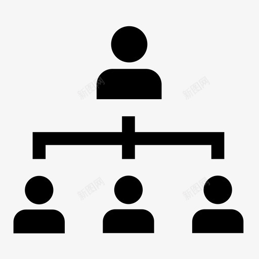 层次结构组经理图标svg_新图网 https://ixintu.com 人员 团队成员 层次结构 用户层次结构 用户集合2 组 经理