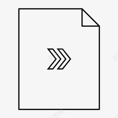快进页文件角形页图标图标