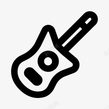 贝司吉他低音吉他乐器图标图标