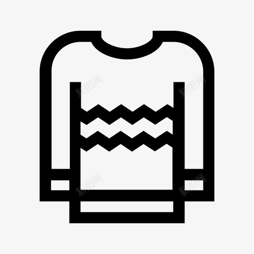 毛衣舒适套装图标svg_新图网 https://ixintu.com 保暖 冬季 套装 毛衣 舒适 衣柜