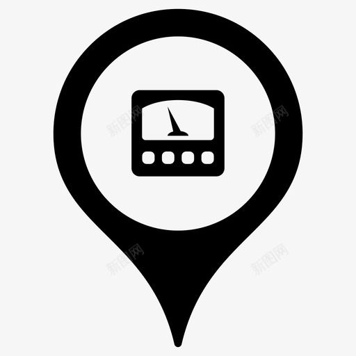 测量装置地图标记器地图指针svg_新图网 https://ixintu.com 仪表装置 地图指针 地图标记器 测量装置 销