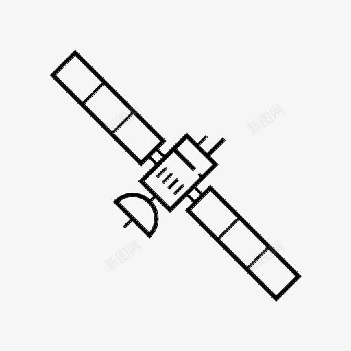 卫星通讯探险家图标svg_新图网 https://ixintu.com 人造 信号 卫星 探险家 电信 通讯