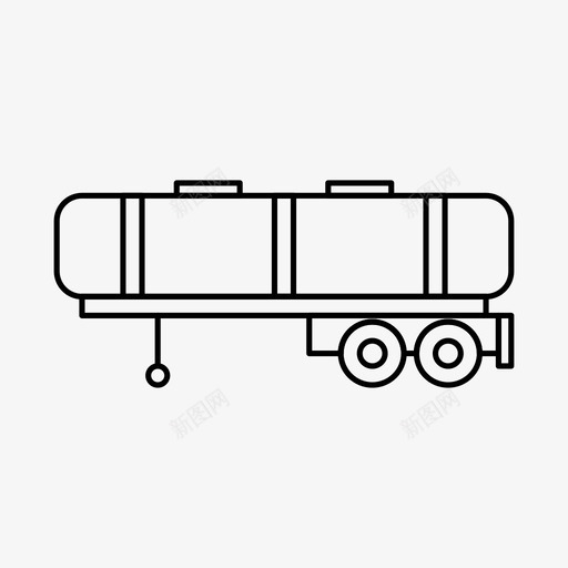 拖车汽油运输图标svg_新图网 https://ixintu.com 拖车 旅行 汽油 第2卷 车辆 运输