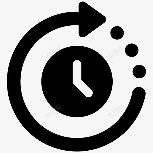 计划重新安排工作时间图标svg_新图网 https://ixintu.com 商业营销第18卷 工作 工作时间 计划 重新安排