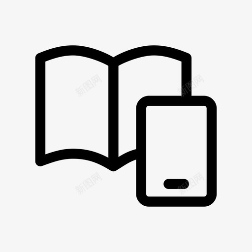 书籍和平板电脑android小工具图标svg_新图网 https://ixintu.com android ipad 书籍和平板电脑 小工具