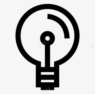 灯泡安瓿电学图标图标