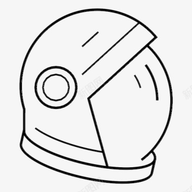 宇航员头盔宇航员服装图标图标