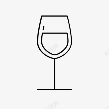 酒杯饮用葡萄酒酿造图标图标