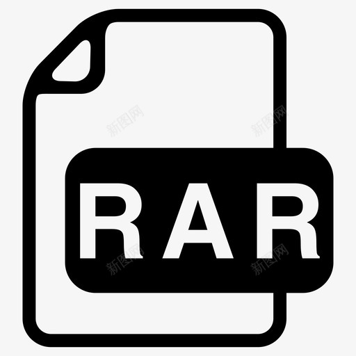 rar存档文件扩展名图标svg_新图网 https://ixintu.com rar 存档 文件扩展名 文件格式 文件类型